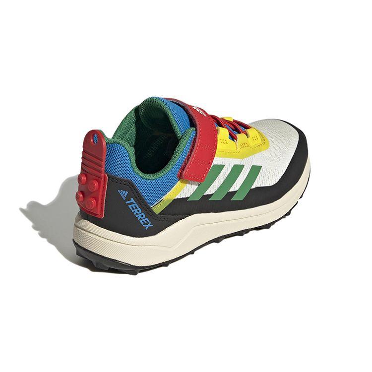 Adidas Terrex Agravic Flow Durable Low-Top Kids Running Shoes Kids Running Shoes Black White Yellow GY0074