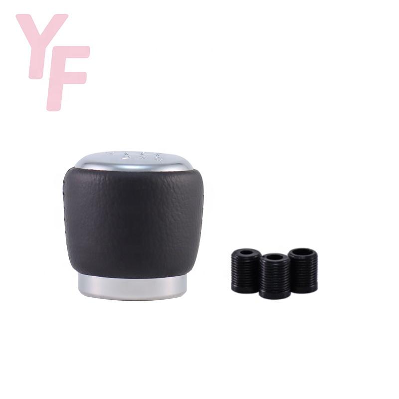 Gear Shift Knob Lever Change Gearbox Shifter Leather For Manual Selector Handle 6 Speed Car Accessories