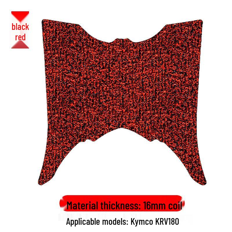 Compatible with Kymco KRV180 Scooter: Non-Slip Motorcycle Footrest Mat.