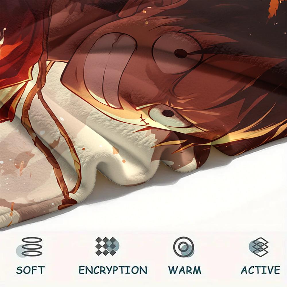 One Piece Anime Epic Illustration Flannel Blanket, High Quality Comfortable for All Seasons, Home Decor, Warmth and Comfort