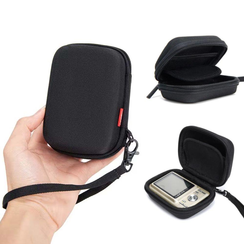 Zipper Pouch Digital Camera Bag Hard Case Camera Carrying Case  Charging Cable