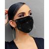 1PC Sequins Cosplay Face Cover Breathable Washable and Reusable Mouthcover