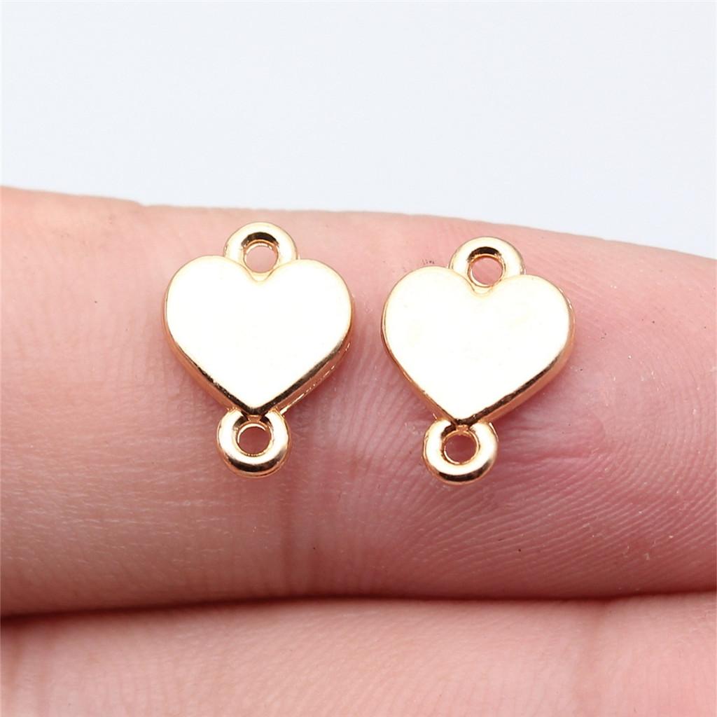 Heart Connectors Love Symbol Antique Bronze Zinc Alloy Jewelry Making DIY Jewelry Making Style Pendant Connectors
