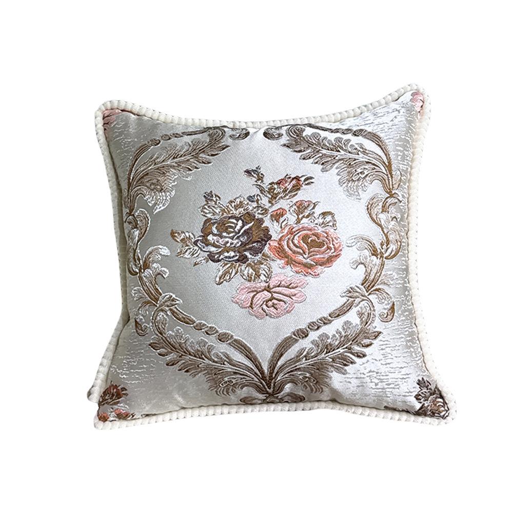 Business Gifts, Souvenirs, Jacquard High-precision Pillows and Lumbar Cushions, American Light Luxury Pillows with Core Embroidery