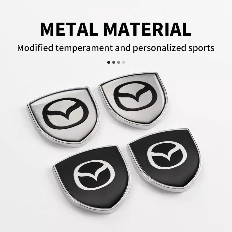 Car Logo Styling 3D Metal Sticker Emblem Decorative Decal For Mazda Demio Angksela Axela Cx-3 Atenza 6 4 GL Cx30 Mx30 Accessory nh1