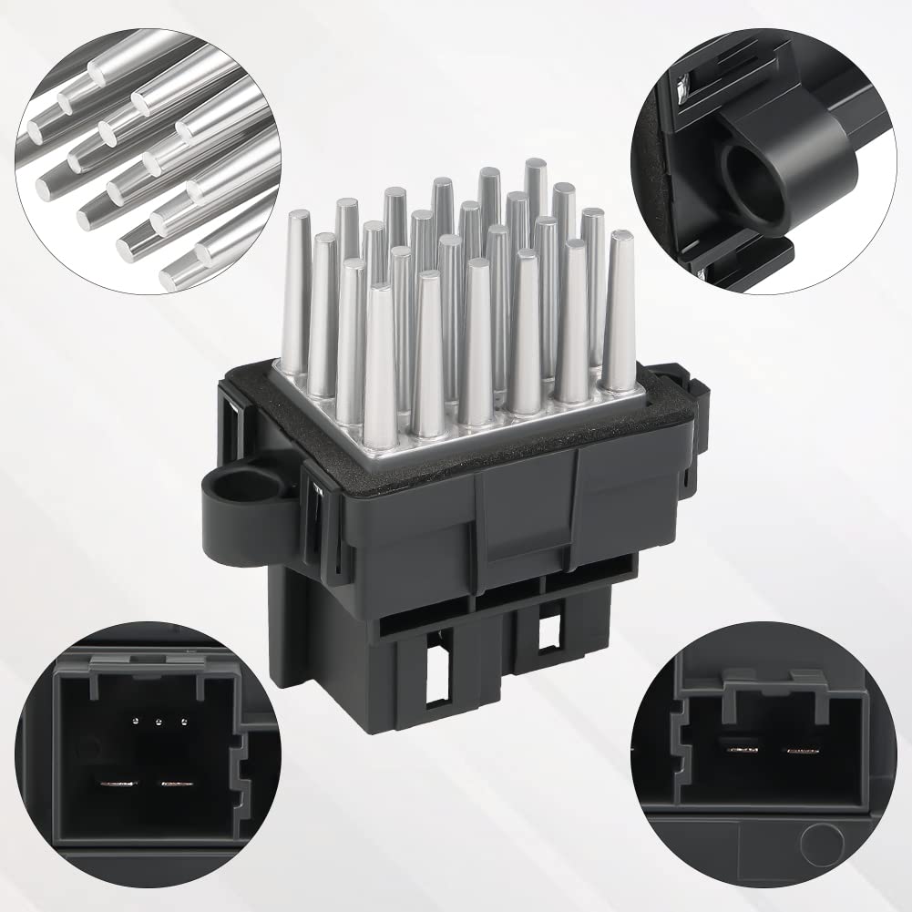 15141283 HVAC Blower Motor Resistor Compatible with 2008-2012 Buick 2007-2014 Cadillac Chevy GMC 2008 2009 Hummer H2 2007-2009 Pontiac Suzuki Saturn