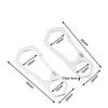 2/5Pcs Stainless Steel Keychain Carabiner Buckle Outdoor Camping Spring Snap Hooks Dog Chain Key Chain Tool Clips Accessories