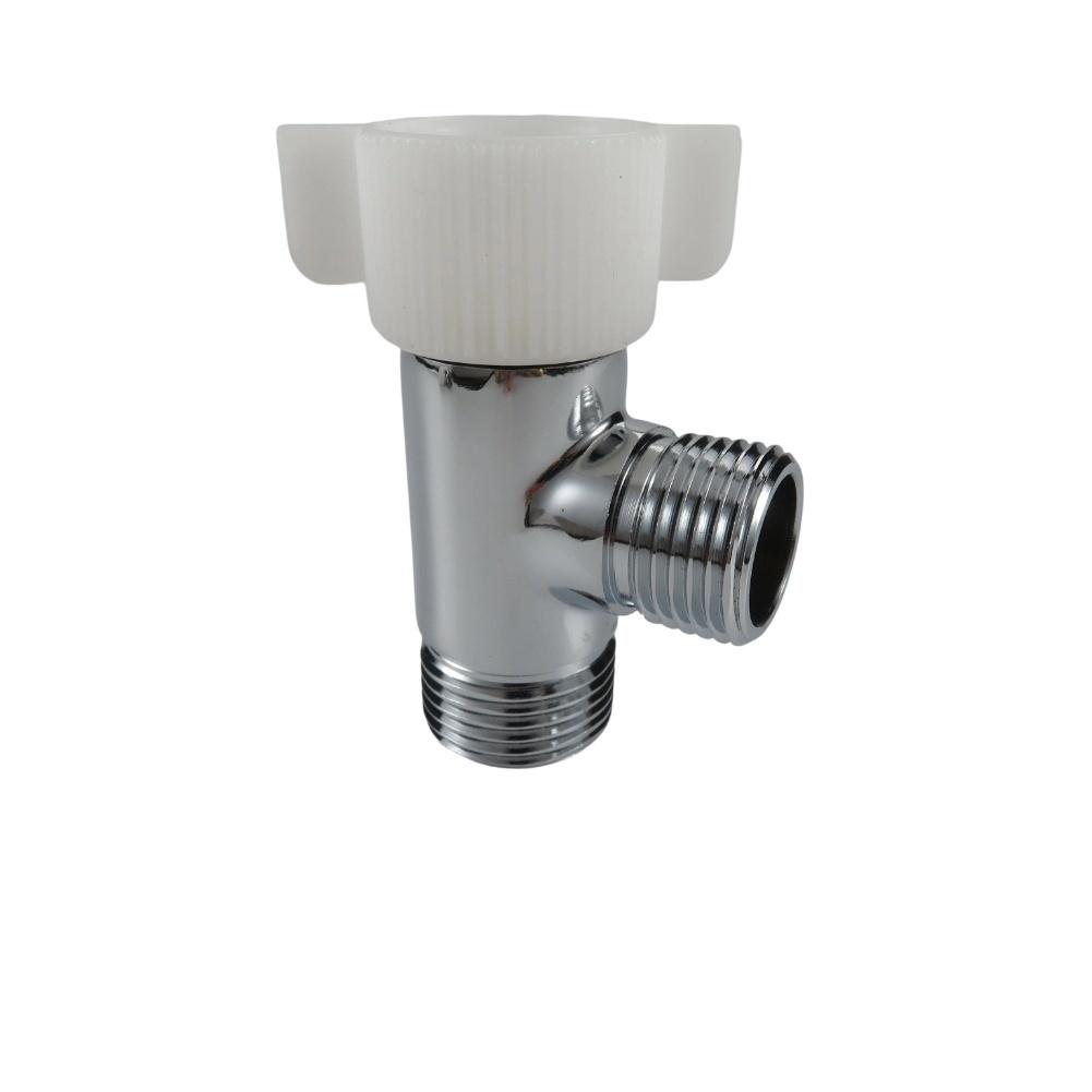 Solid Brass Construction Bidet T Adapter Toilet T Valve