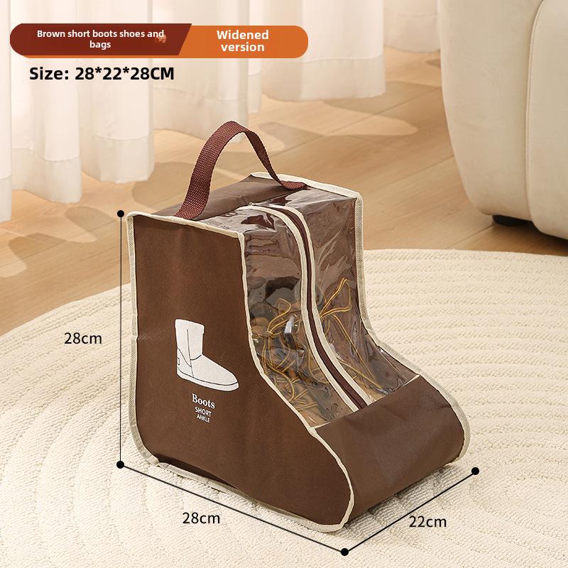 Travel Shoe Bags, Waterproof Dustproof Shoe Storage Bags with Handles, Clear Shoe Organizer for Boots and Shoes