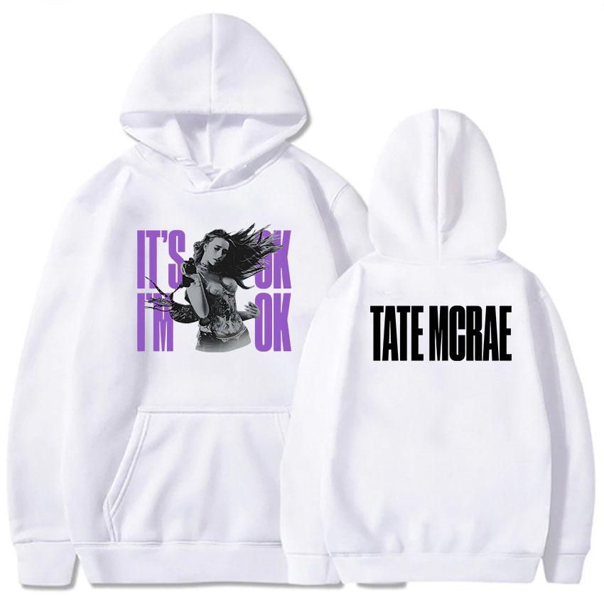 Tate Mcrae It'S Ok I'M Ok Hoodies Men Women Hooded Pullovers