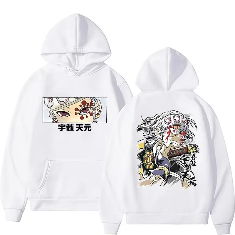 Anime Uzui Tengen Printed Hoodie Men's Women's Sweatshirt Casual Hoodie Personalized Autumn and Winter Comfortable