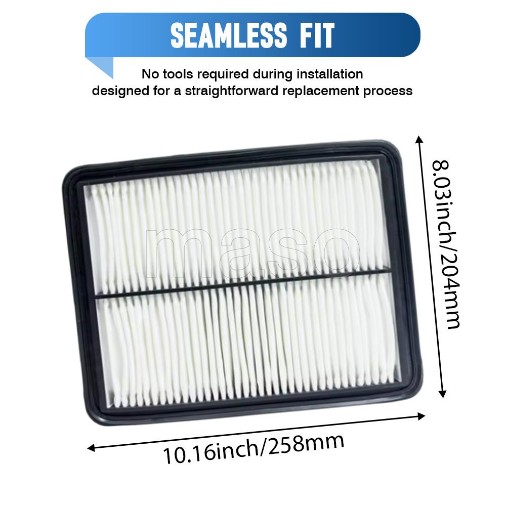 Car Engine Air Filter For Honda Accord Crosstour Acura TL TSX 3.5 L V6 2008 2009 2010 2011 2012 2013 2014 17220-R70-A00