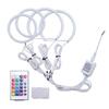 4Pcs RGBW Angel eyes Kit Halo Rings Cotton Light For BMW E90 Dynamic Daytime Running Lamps Bluetooth App Control Car Accessories