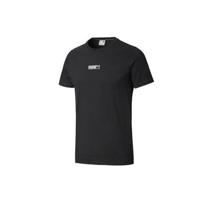 Camiseta Unisex de Manga Corta con Cuello Redondo Classics Negra 584428-01