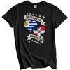 Uruguayan Dominican Heart Flags Uruguay Dominican Republic T-Shirt