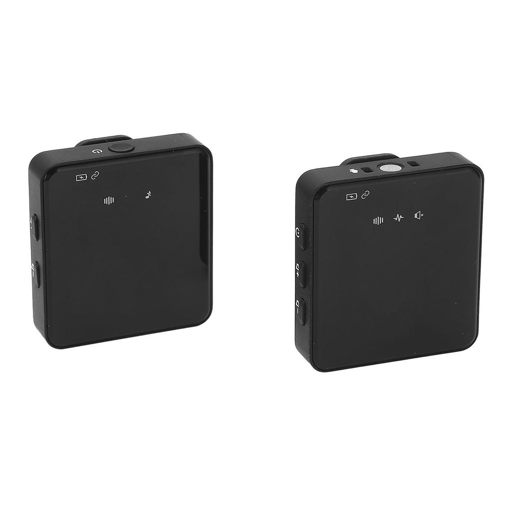 Wireless Lavalier Microphone Real Time Ear Return HIFI Sound Quality Wireless Lavalier Lapel Microphone for Camera