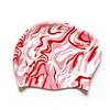 1 Pièce Bonnet de Bain Surdimensionné en Silicone Double Face Imprimé Haute Élasticité pour Femme, Pour l'Entraînement de Natation, la Plage et les Sports Nautiques