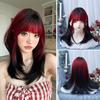 Synthetic Straight wigs 24 Inch Long Heat-Resistant Blue Wig For Women Halloween And Christmas New Year Carnival Music Festival