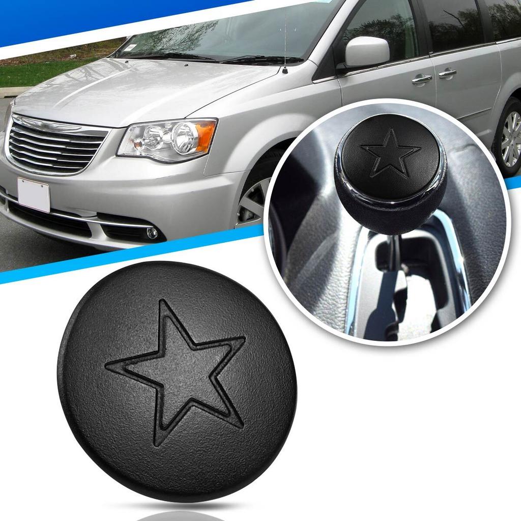 Black Gear Shifter Shift Lever Knob Cover Cap For Dodge Grand Caravan 2011-20 DP