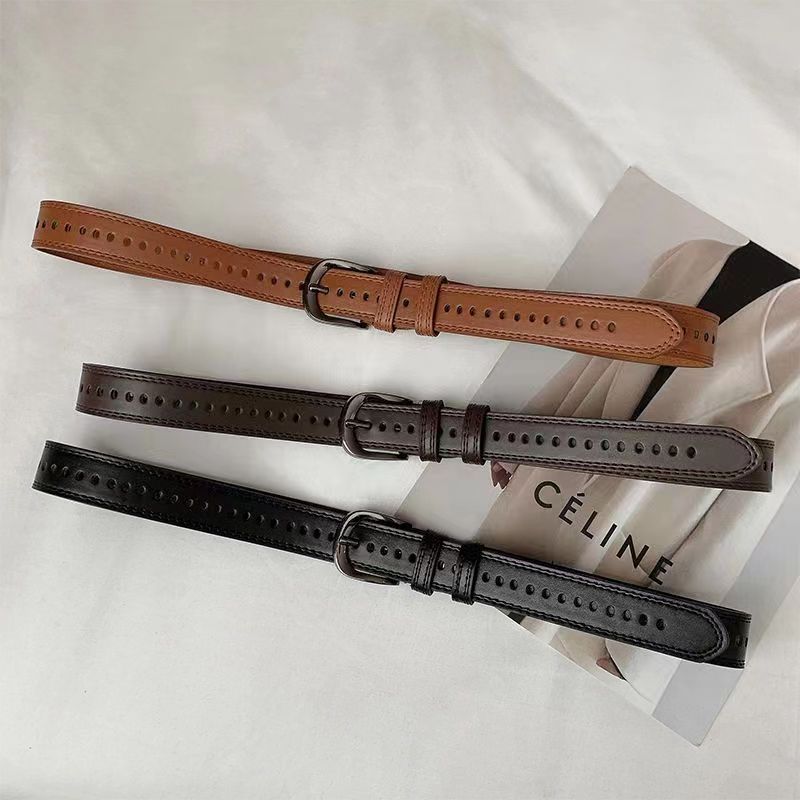 Belt Stylish Wide For Women Trendy Korean Vintage Pu Fashion Accessory For Pants