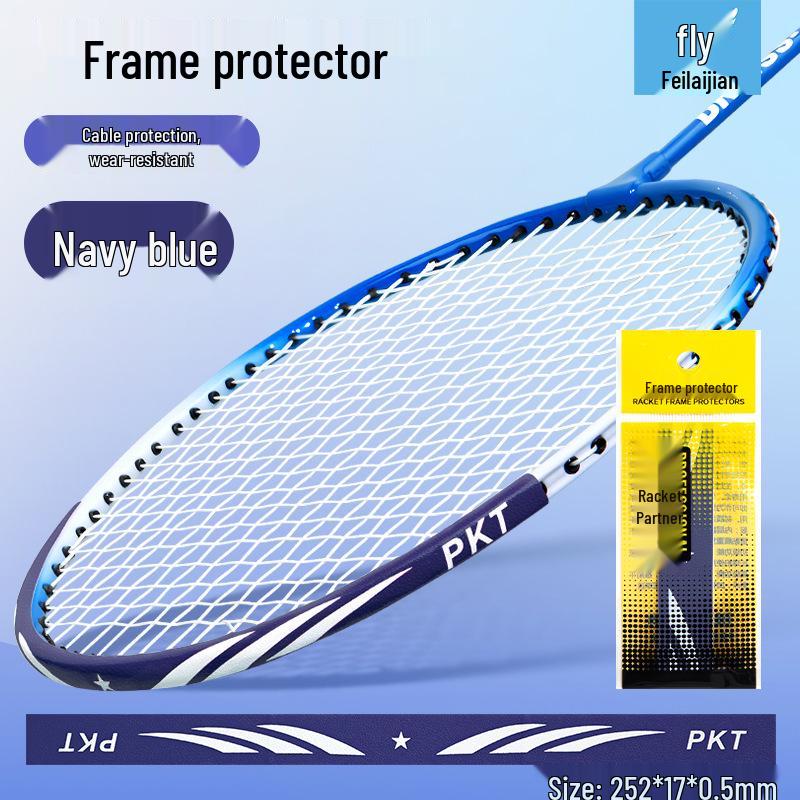 Αόρατος Προστατευτήρας Πλαισίου Ρακέτας Μπάντμιντον: Διαφανής Αυτοκόλλητη Ταινία Άκρης, Αντι-Φθοράς, Προστασία από Ξεφλούδισμα Βαφής, Σχεδιασμός Χωρίς Μαρκάρισμα.
