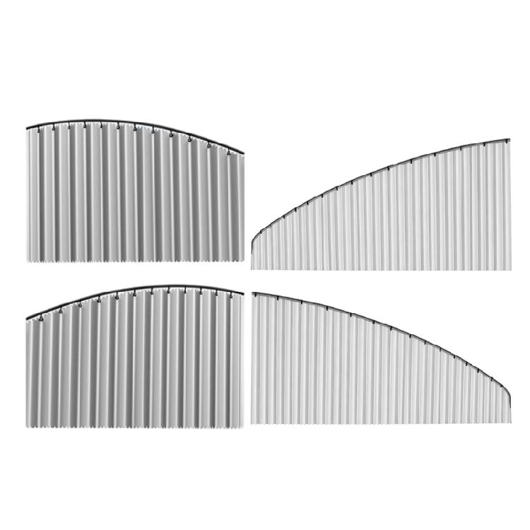 Adjustable Car Sun Shade For Side Window Quick Installation Side Window Curtain Polyester Material Window Sunshade