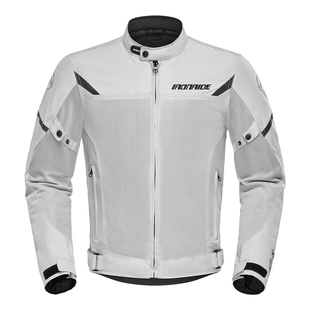 Fato Respirável para Condução de Motocicleta com Joelheiras e Cotoveleiras para Primavera/Verão - Equipamento de Corrida Protetor Anti-queda
