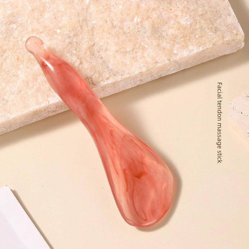 Resin Gua Sha Stick, Facial Scraping Board, Special Facial Gua Sha Beauty Tool, Eye Acupoint Stick, Head Therapy Massager (1 Pack) Acupoint Massage Stick