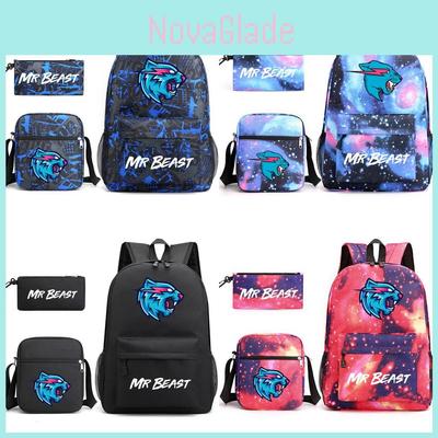 Set de Mochila de Lona Para Estudiantes Con Compartimento Para Portátil y Diseño Transpirable Para Uso Diario