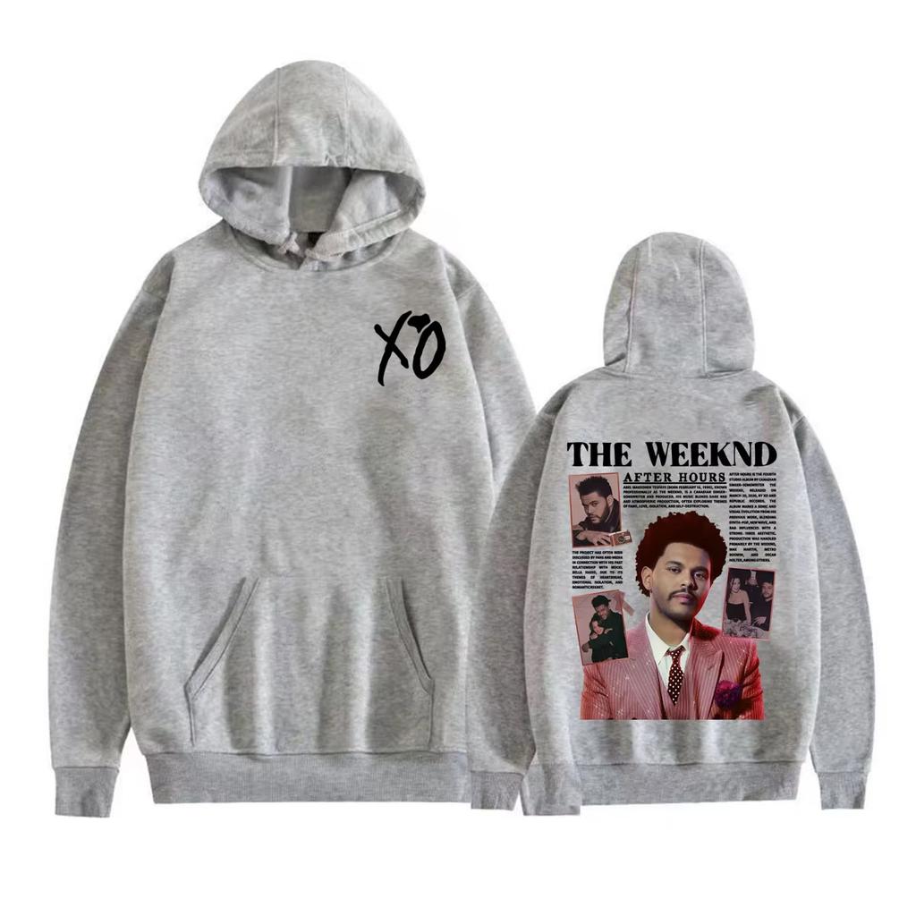 2026 Vendita Calda The Weeknd XO After Hours Til Dawn Felpe Uomo Donna Moda Vintage Morbido Cotone Felpa alla Moda Streetwear per Look Quotidiani
