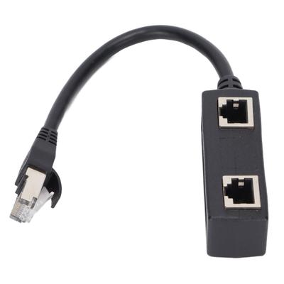 Adaptor Splitter RJ45 1 Masculin la 2 Porturi Femeie Conector Ethernet pentru Rețea Home Office