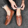 Summer Penny Loafers Shoes For Men Lightweight 2026 Leather Man Moccasins Mens Driving Shoes Male Casual Shoe Slip On Flats