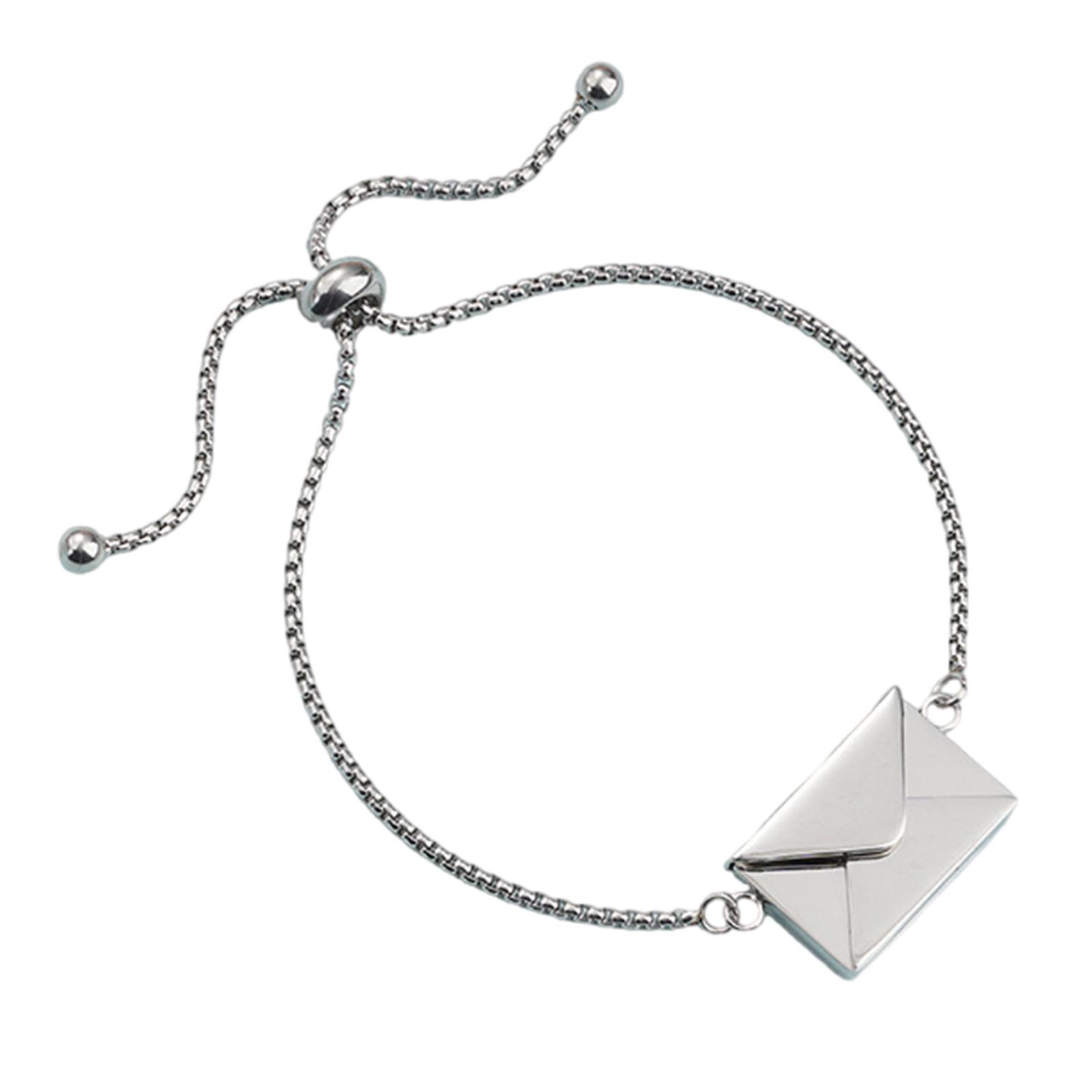 

Модный Прочный Квадратный Браслет-Локет из Нержавеющей Стали со Вставкой для Фотографии, Настраиваемый Кулон для Мужчин и Женщин серебряный