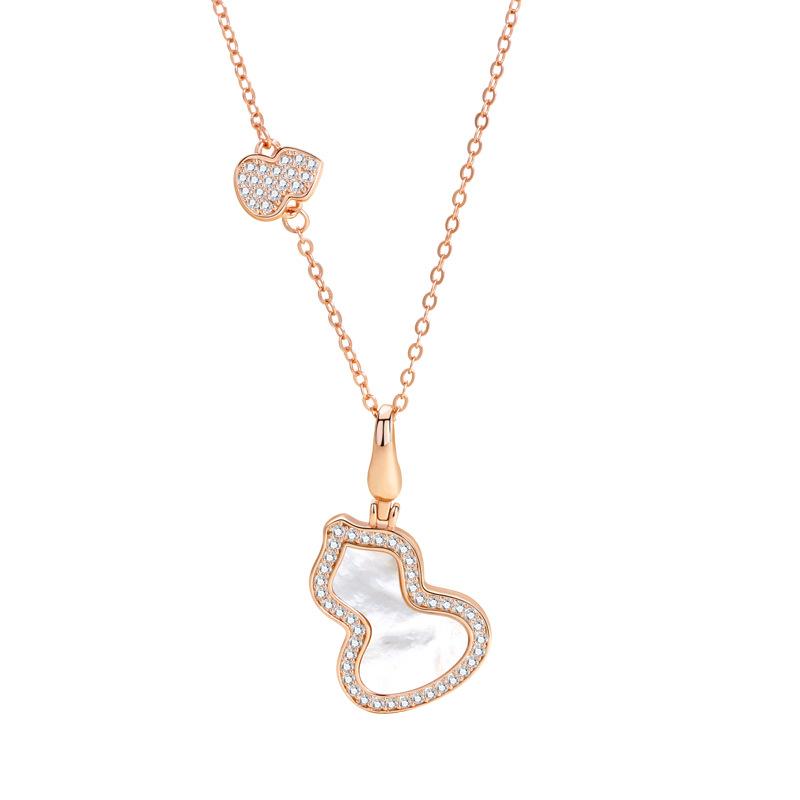Gourd Necklace Women's Fashion Light Luxury Niche Exquisite High-end Pendant Jewelry