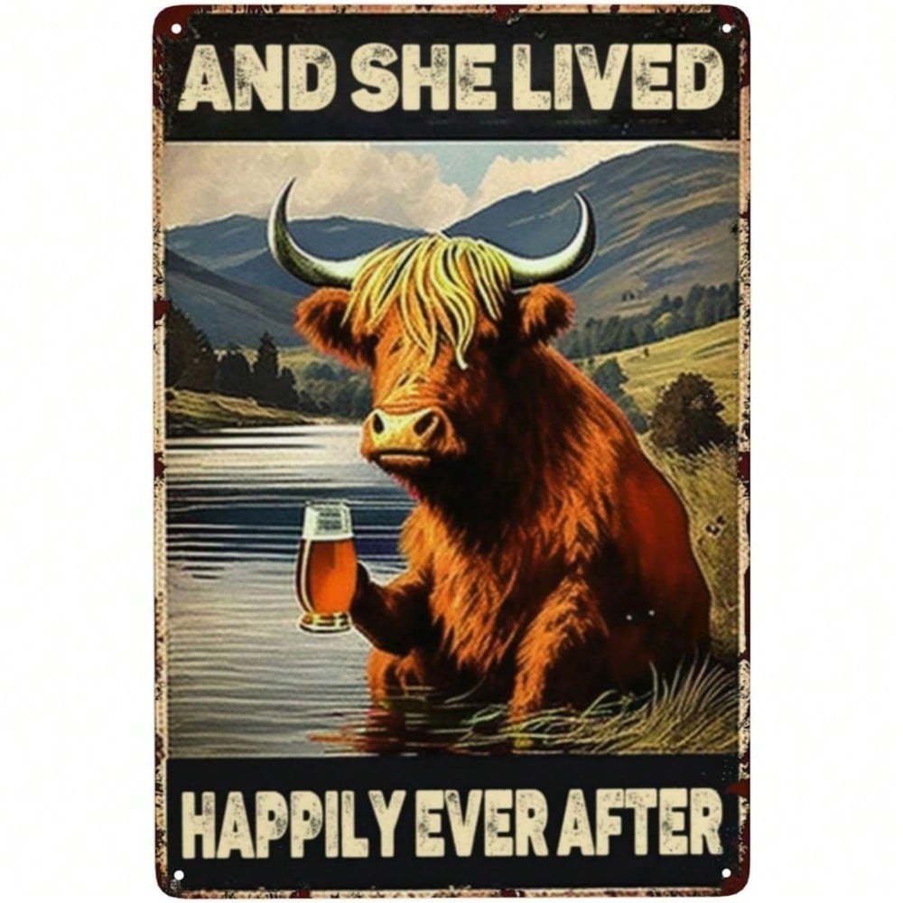 Retro Metal Tin Sign 20x30cm Wall Art Home Decor