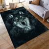 Handsome Wolf Printed Carpet Yoga Mat Game Room Bedroom Beautiful Anti -slip Carpet Rugs Living Room Decoration Chambre