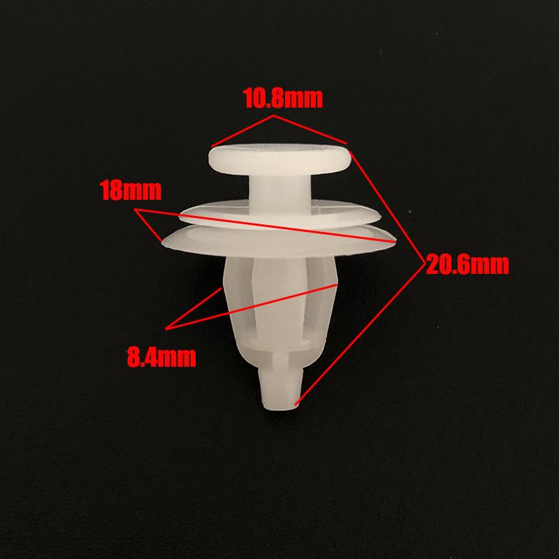 30/50x Boot Lid Lining Fastener Door Panel Trim Fixing Clips Plastic Rivets For Citroen C4 Berlingo Saxo C5 Peugeot 2008 508 206