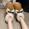 Internet celebrities popular velvet warm non-slip cotton shoes, autumn super fire thick-soled cotton shoes women wear