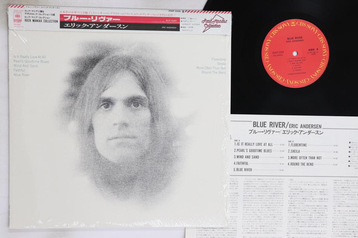 

LP Record ERIC ANDERSEN - Blue River 20AP2205 CBS SONY 1981 Japan Obi Rock Used