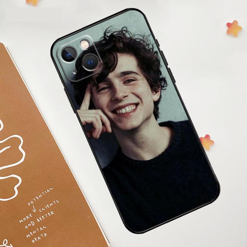 Timothee Chalamet Actor Case For iPhone 17 Pro Max 17 Air 16 15 14 13 12 11 Pro Max Plus Mini 16e Funda Cover