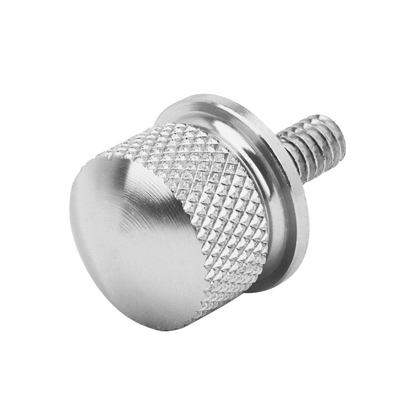 Retail&Wholesale Black Chrome Gold CNC Billet Aluminum Seat Bolt Screw Thumbscrew Mount For Harley Dyna Street Bob Accessories