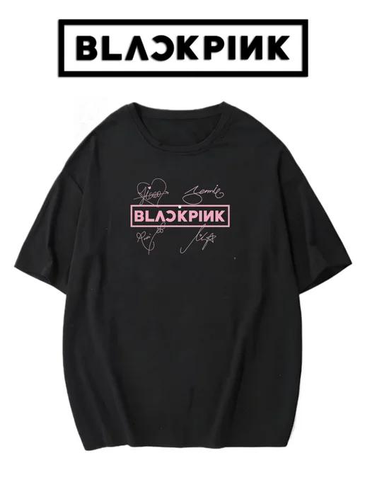 Oversized T-shirt with Blackpink K-pop print 2XL