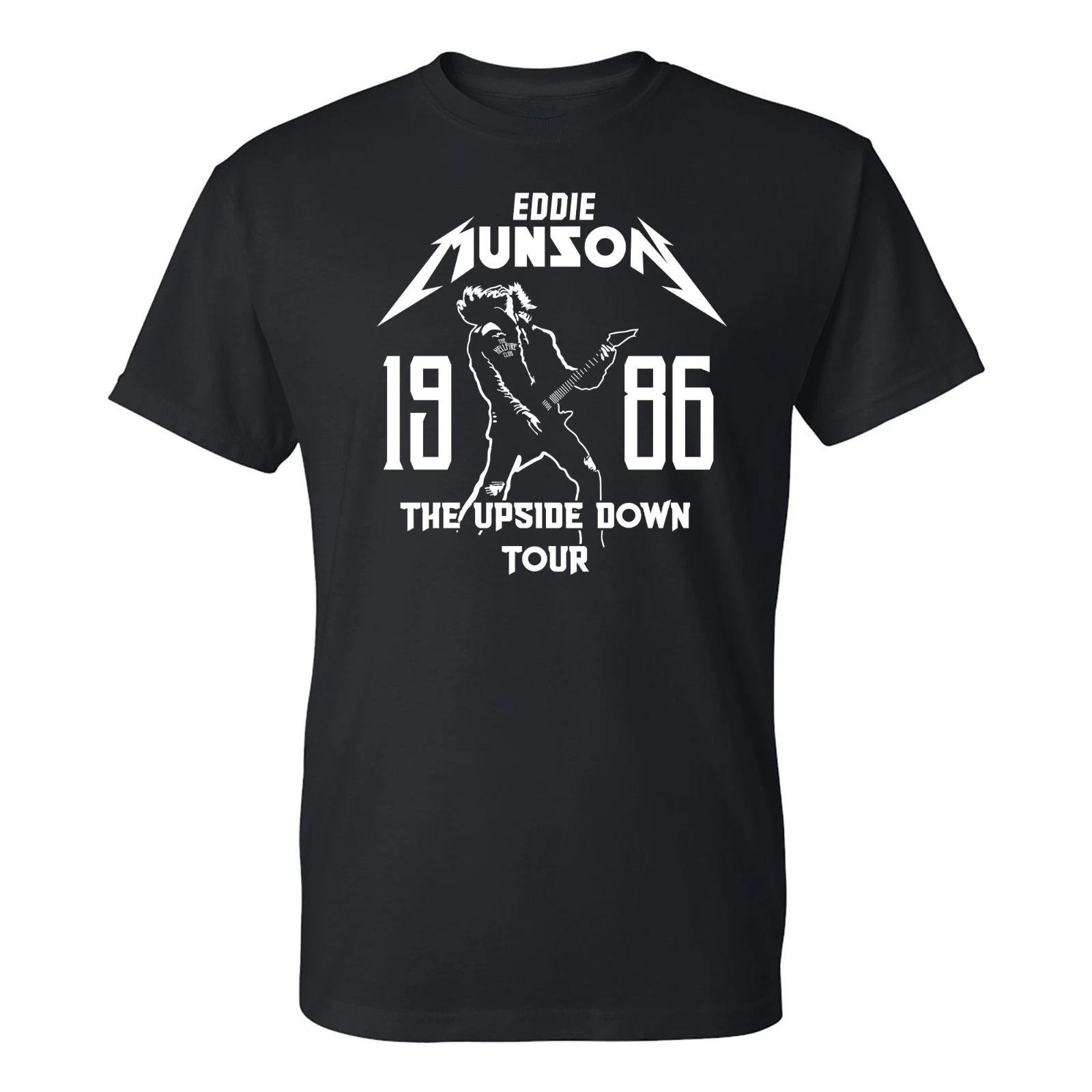 Eddie Munson Upside Down Tour T-Shirt - Black XL