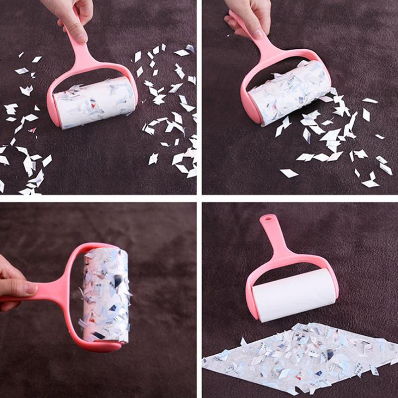 Portable Washable Roll Cleaner Lint Sticky Roll Pet Hair Fluff Dust Remover