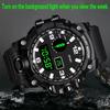 Men's LED Digital Watch Men Sport Watches Fitness Electronic Watch Sports Watches for Outdoor Sports Outdoors Sports Running