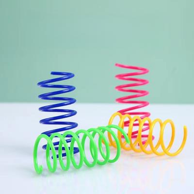 Kitten Coil Spiral Springs Cat Toys Interactive Gauge Cat Spring Toy Colorful Springs Cat Pet Toy Pet Products