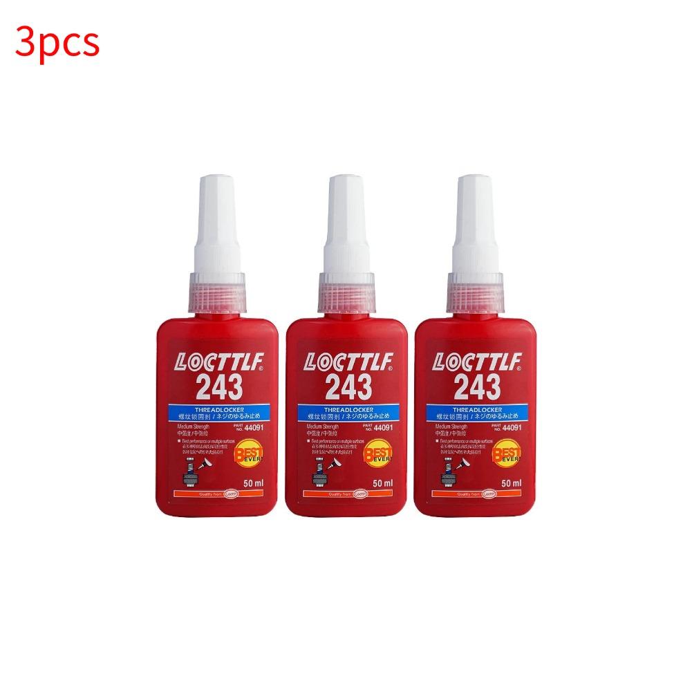Thread Locking Glue 243 Screw Glue Tightening Screws Prevent Loosening Rusting Caulking Temperature Resistance Bearing Special