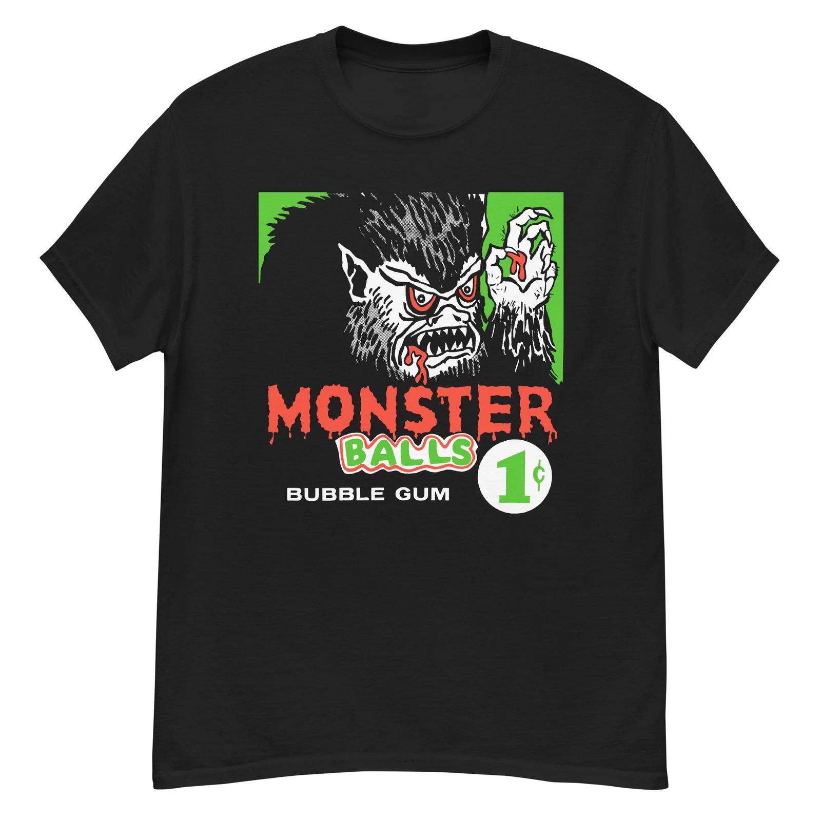 

Monster Balls vintage bubble gum art t-shirt 2XL