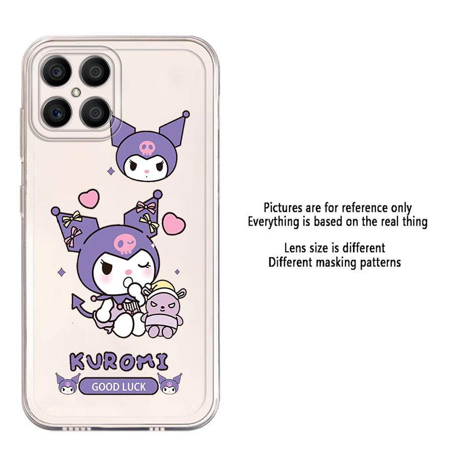Sanrio Cute Melody Kuromi Soft Phone Cover Case for Honor X8b X7b X9a X8 X8a X9b 90 Lite