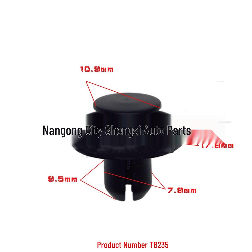 Car Bumper Trim Panel Fixing Clips & Decorative Buckles (8mm)